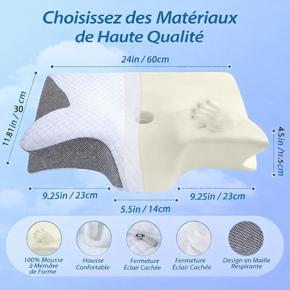 Cervicare™ : l'oreiller ergonomique qui prend soin de vos cervicales